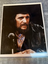 WAYLON JENNINGS signed 8x10 Highway Men Jonny Cash Willie Nelson COA Music Icon picture