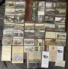 EZRA MEEKER, OREGON TRAIL, LOT OF 37 VINTAGE POSTCARDS + Books Pamphlets (E13) picture