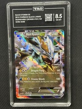Black Kyurem EX  Pokemon Boundaries Crossed Ultra TAG 8.5 Z9751769 PSA #101/149 picture