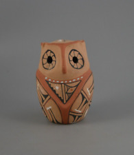 Vintage Jemez Pueblo Squash Blossom Owl Owlet - P. Chinana - Delightful picture