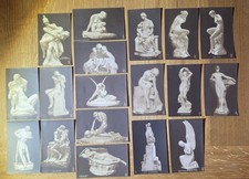 1900s - Lot of 18 Friedr. Wolter Sculpture Real Photo Postcards picture
