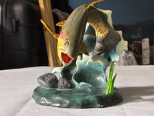 GENTLE YELLOWSTONE TROUT SCULPTURE picture