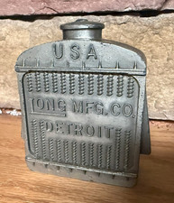 Vintage Antique Long MFG Co. Detroit Car Radiator Paperweight Advertising picture