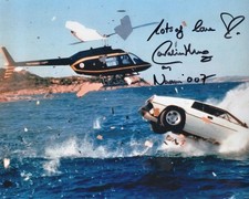 CAROLINE MUNRO SIGNED JAMES BOND AUTHENTIC AUTOGRAPH SPY WHO LOVED ME 10-8 COA picture