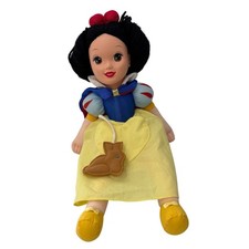 Mattel Disney Snow White Plush Doll 1993 Vinyl Face Yarn Hair Vintage 17 in Toy picture