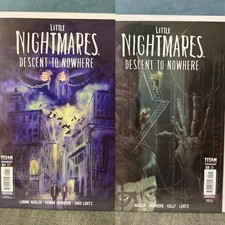 Little Nightmares Descent to Nowhere #1 #2 Pair Set Titan Comics SeeExactPics ✨ picture