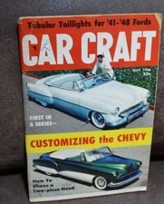 VTG 1955 Car Craft Magazine May 1956 Customizing The Chevy picture