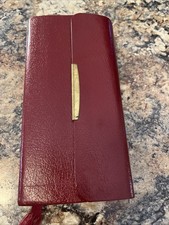 1994 King James Version leather Bound Pocket Bible 7 X 3 1/2” picture