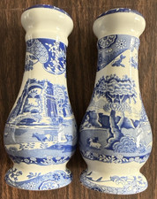Spode Blue Italian Salt & Pepper Set NEW picture