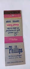 Phillips Hotel Kansas City Mo Matchcover Lot 902 No Tariff Fee picture