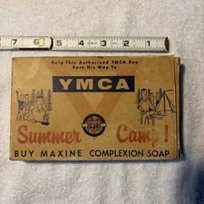 YMCA Fundraising Soap Box Set, 1940s–1950s New Old Stock Maxine Complexion Soap picture