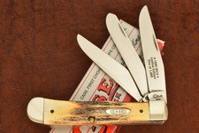 CASE XX USA 1995 SCOUT IBCA 3 BLADED TRAPPER KNIFE 5354 SS RARE 1/1000 (35539) picture