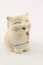 Vintage Shawnee USA Patented Puss 'n Boots Kitty Cat Creamer Pitcher-White picture
