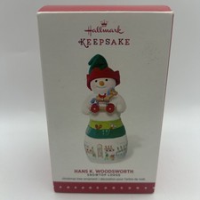 NEW Hallmark Keepsake Ornament Hans K. Woodsworth Snowtop Lodge 2015 picture