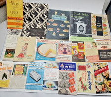 Lot of 21 Vintage Recipe Booklet Pamphlet Advertising Ephemera Branding #1 picture
