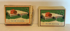 Vintage Reese's 40th Anniversary 1923-1963 Advertising Playing Card Decks Set 2 picture