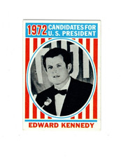 1972 Topps Presidents Candidates EDWARD KENNEDY #42 low grade condition picture