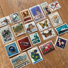 Vintage 1970-80s, Soviet USSR Postage Stamps / Lot 20 pcs. picture