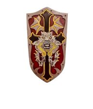 Medieval Heather Shield Lion Design Alucard Castlevania Shield Cosplay LARP Disp picture