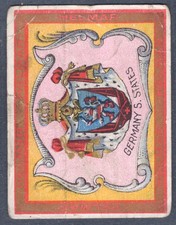 1910-11 T107 Helmar U.S. State Seals & Coat of Arms Germany Southern States picture