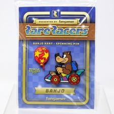 Banjo Kazooie Rare Racers Kart + Golden Balloon Pin Figure Diddy Kong Racing N64 picture