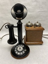 Western Electric Candlestick Telephone with Ringer Box Restored Working picture