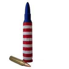 USA 250 Commemorative Large Rifle Round American Flag Bullet Patriotic Gift picture