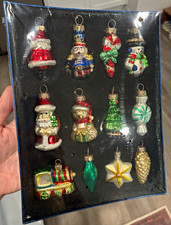 Vintage y2k small Christmas ornaments Thomas Pacconi style READ picture