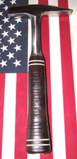 Vintage 1965 Malco 18 oz. Sheet Metal Hammer w/Original Leather Handle (Estwing) picture
