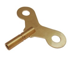 Brass Clock Key large Wing For Key Wind Clocks Size 9 / 4.50 mm - Clock Parts picture
