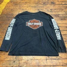 Harley Davidson men’s large long sleeve shirt sleeve hits cotton picture