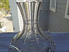 Beautiful American Brilliant Cut Glass Wine Carafe | Decanter picture