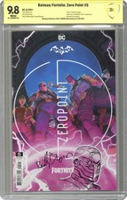 Batman Fortnite Zero Point #5A Janín CBCS 9.8 Witnessed Sig Reilly Brown 2021 picture
