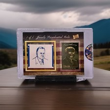 2020 Pieces Of The Past Series 1 Herbert C. Hoover 1/1 Jumbo Presidential Relic picture