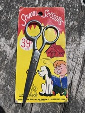Vtg JA-SON School Scissors Class Room Metal NOS 5
