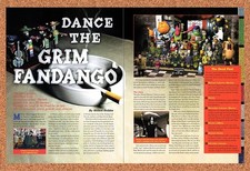 1998 Grim Fandango PC Original Advertisement / Retro Promo vr1 picture