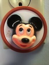 Mickey Mouse Walt Disney Night Light GE Vintage 1977 Preowned WORKS picture
