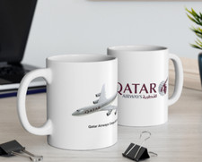 Qatar Airways B-747-8F Cargo Coffee Mug picture