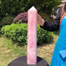 10.09LB Large Natural Powder Crystal Column Wand Obelisk Mineral Healing 5050 picture