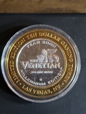 2000 Venetian Rialto Bridge $10 Silver Strike .999 Fine Silver Millennium picture
