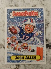  Garbage Pail Kids Custom Josh Allen Trading Card Bills picture