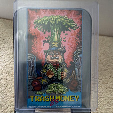 Garbage Pail Kids Topps Trashy Money #83 Terry Gordon Artist Autograph Card picture