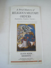 A Brief History Of Religious Military Orders Fold Out Laminated  Map History picture