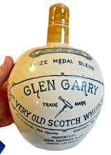 Antique Glen Garry Scotch Whisky Stoneware Jug John Hopkins London Glasgow c1895 picture