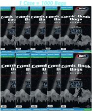 1000 (Case) BCW Current Modern Resealable 2-Mil Polypropylene Comic Book Bags picture