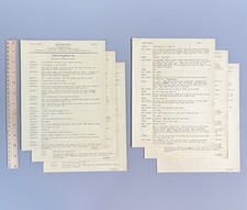Vtg 1943 WWII Army Script Abbott & Costello Math Routine Charlie McCarthy OTR picture