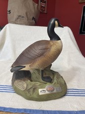 Jim Beam Ducks Unlimited Canada Goose Decanter. 1990. Damaged picture
