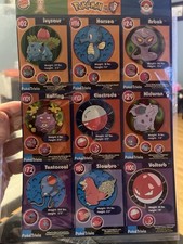 Vintage 1999 Pokemon Burger King PokeTrivia Card Sheets Lot Mewtwo Movie Promo picture