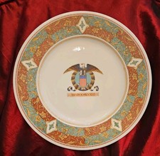 The French Quarter New Orleans The Roosevelt Hotel China Service Plate 1920's picture