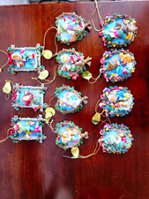 Ashton-Drake Heirloom Ornaments Christmas Friends in the Woods 1998 Set of 10 picture
